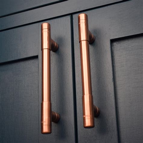 copper and stainless steel cabinet pulls|unique copper drawer pulls.